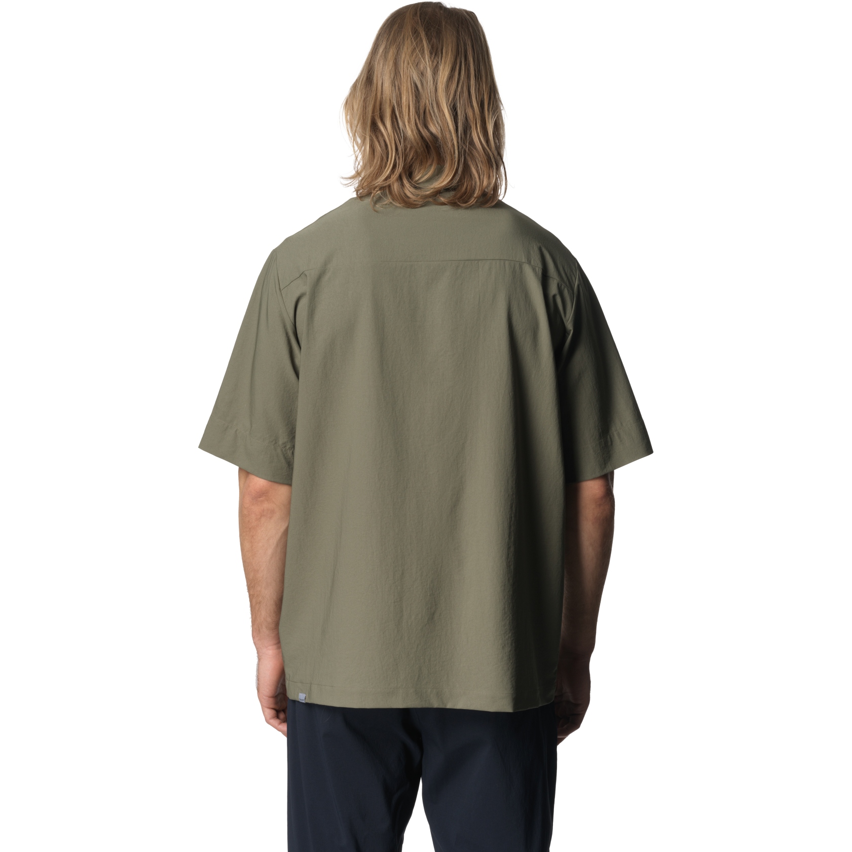 Houdini Shortsleeve Shirt Men - Sage Green | BIKE24