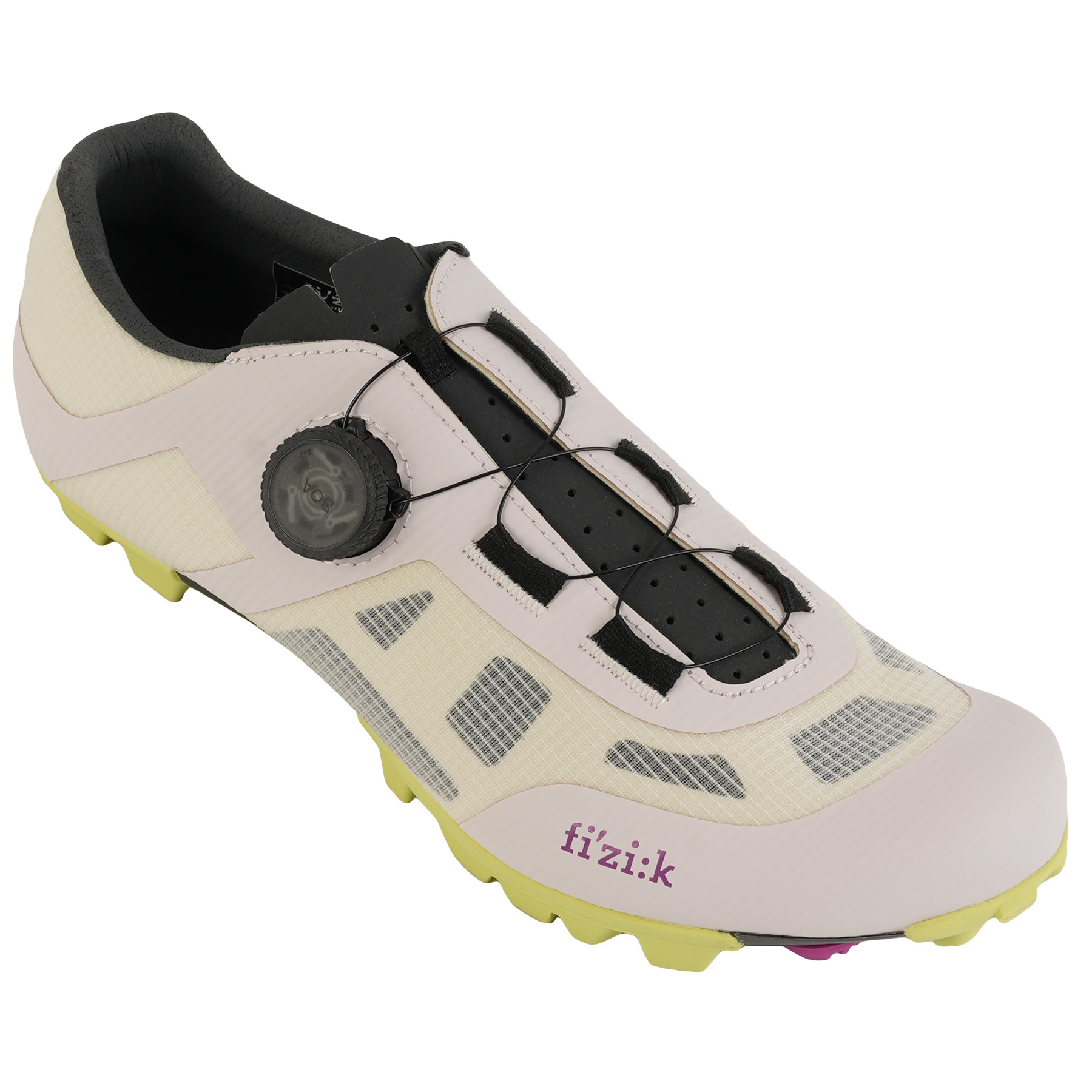 Кроссовки Fizik Vento Proxy MTB Унисекс - сиреневый/лаймовый