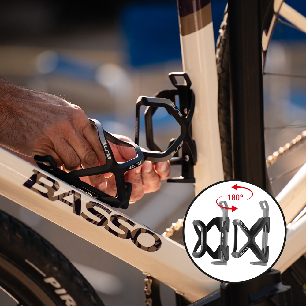 FiveBox Portaborraccia Bici In Alluminio - Leggero E Antiruggine, 2 Pezzi, Per Attività Outdoor, Nero