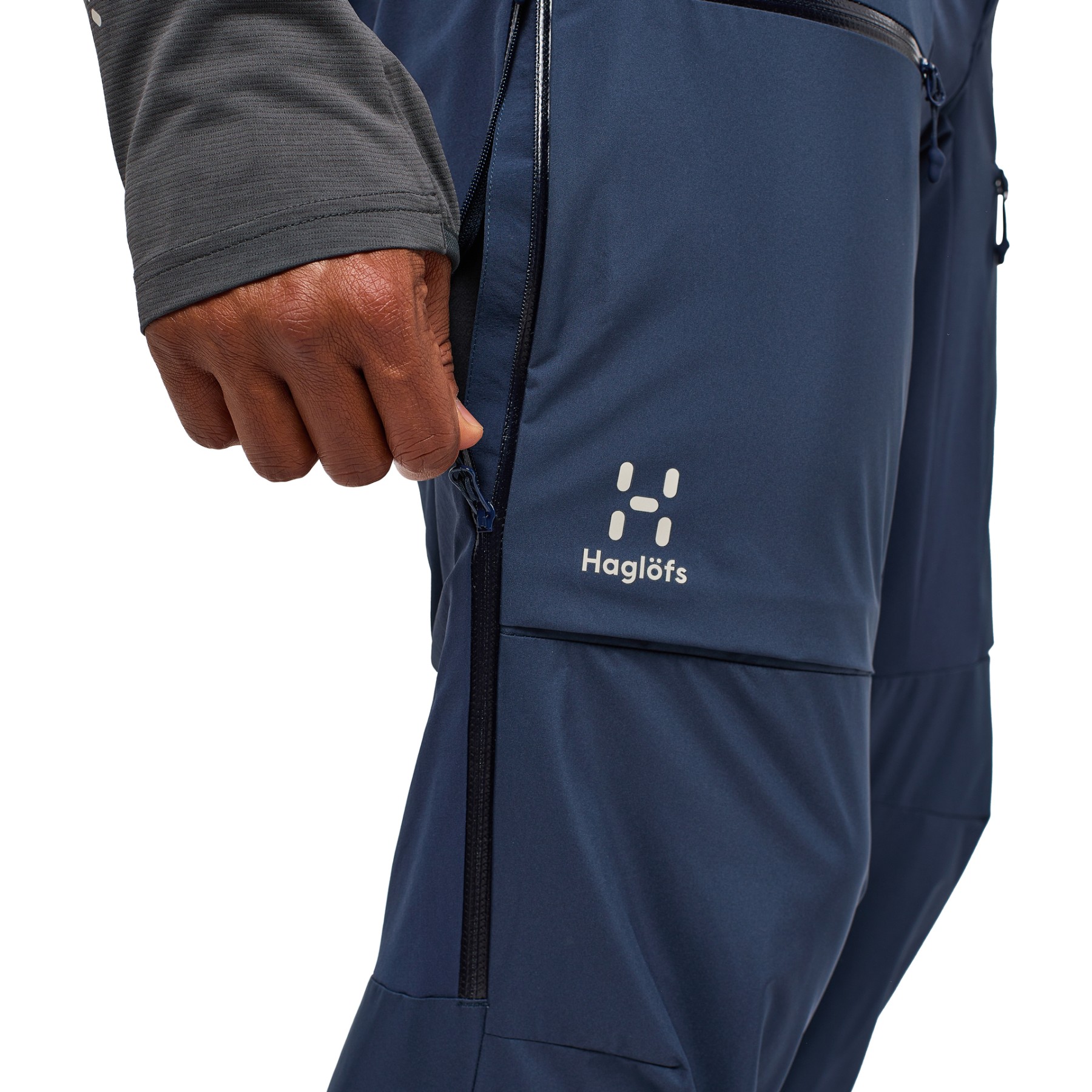 Haglöfs L.I.M Hybrid Touring Pants Men - tarn blue 3N5 | BIKE24