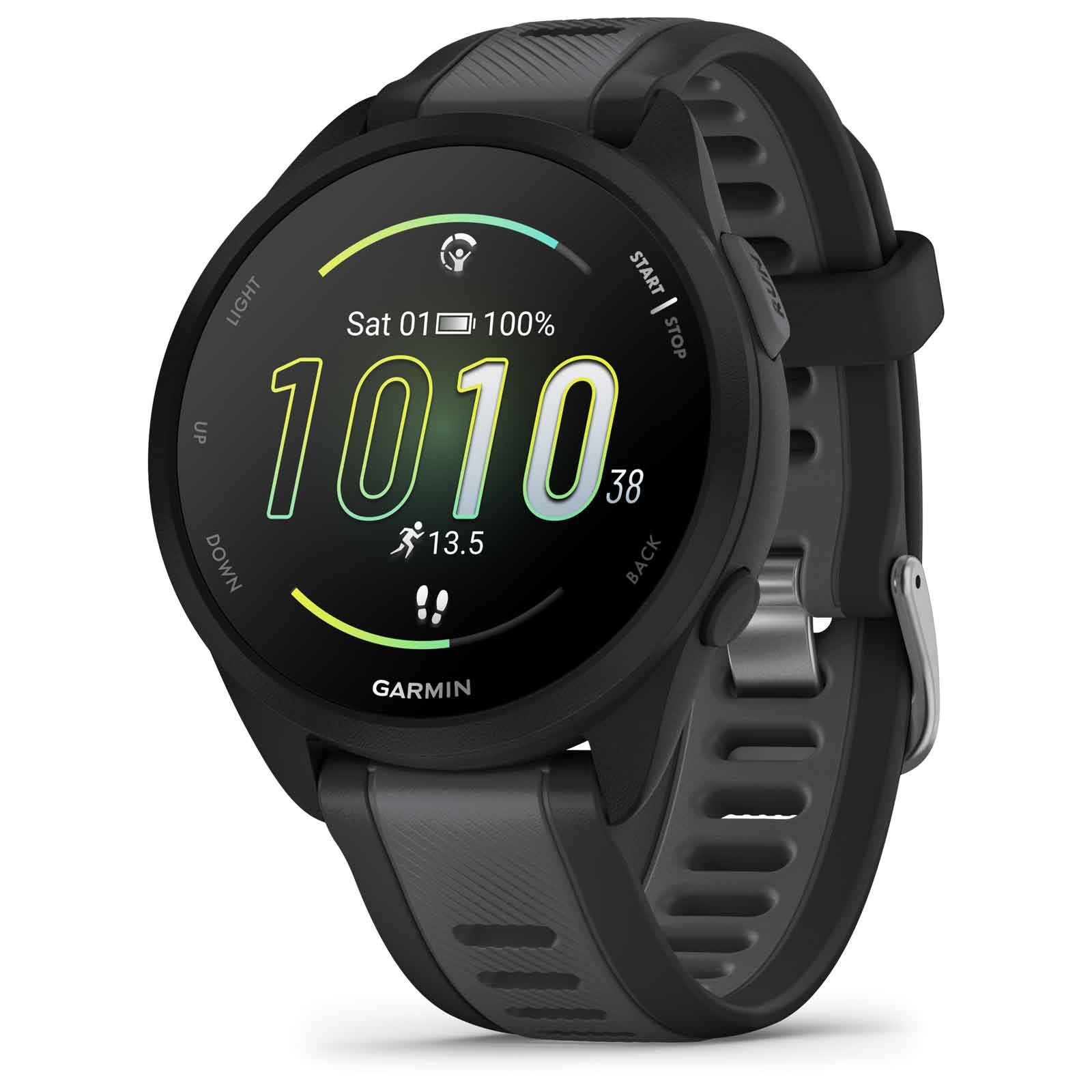 Picture of Garmin Forerunner 165 GPS Running Watch - Black/Slate Grey