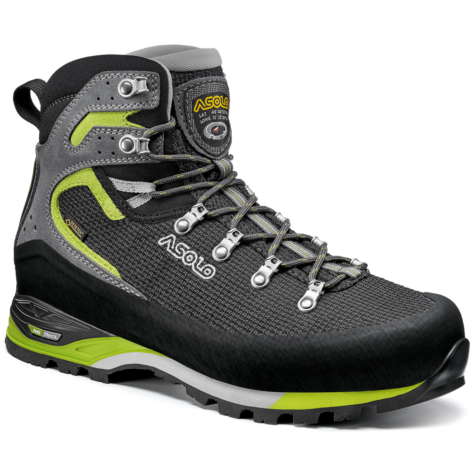 Picture of Asolo Corax GV Shoes Men - black/green lime