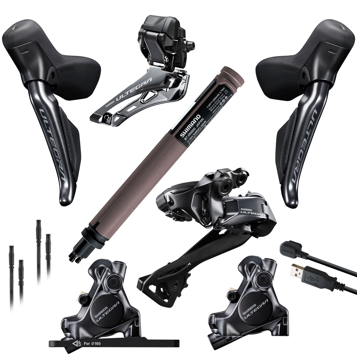 Shimano Ultegra Di2 R8100 Upgrade Kit 2x12 speed BIKE24