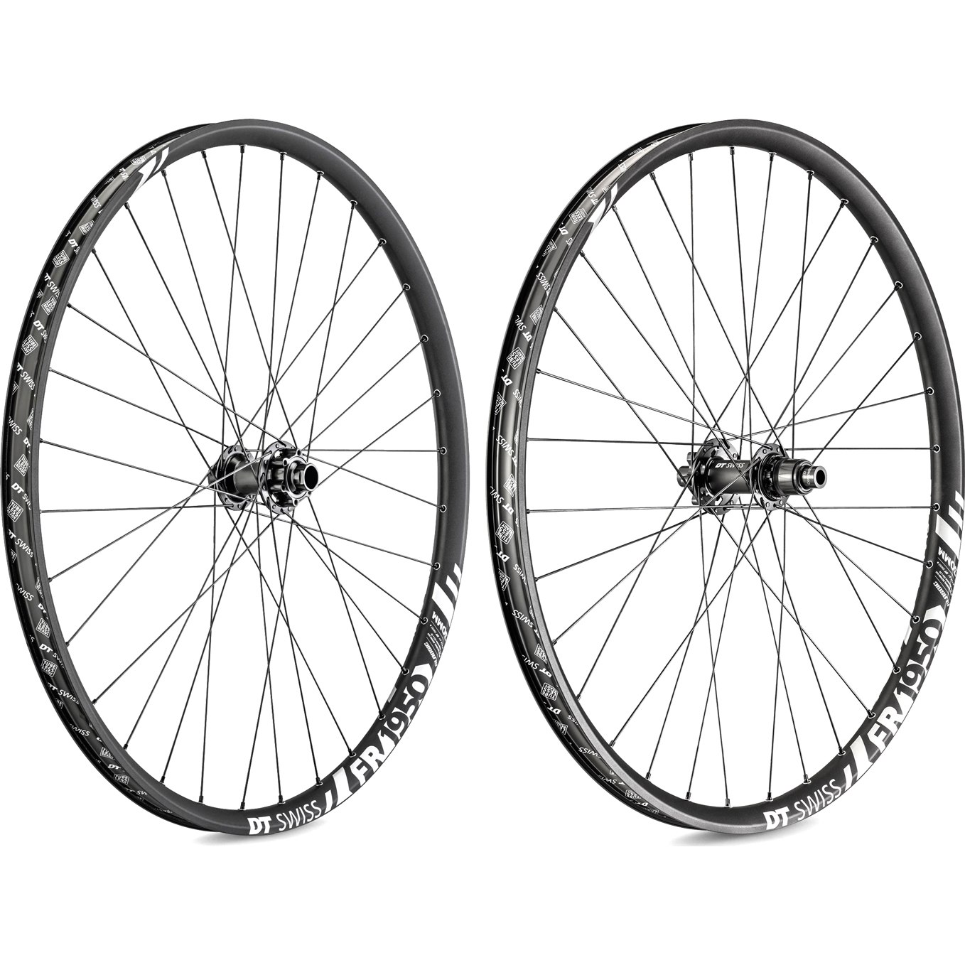 Picture of DT Swiss FR 1950 Classic 29&quot; Wheelset - 6-Bolt - FW: 15x110mm / 20x110mm | RW: 12x148mm Boost - black