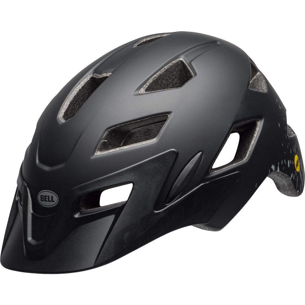 Picture of Bell Sidetrack Youth MIPS Helmet UY (50-57 cm) - matte black/silver fragments