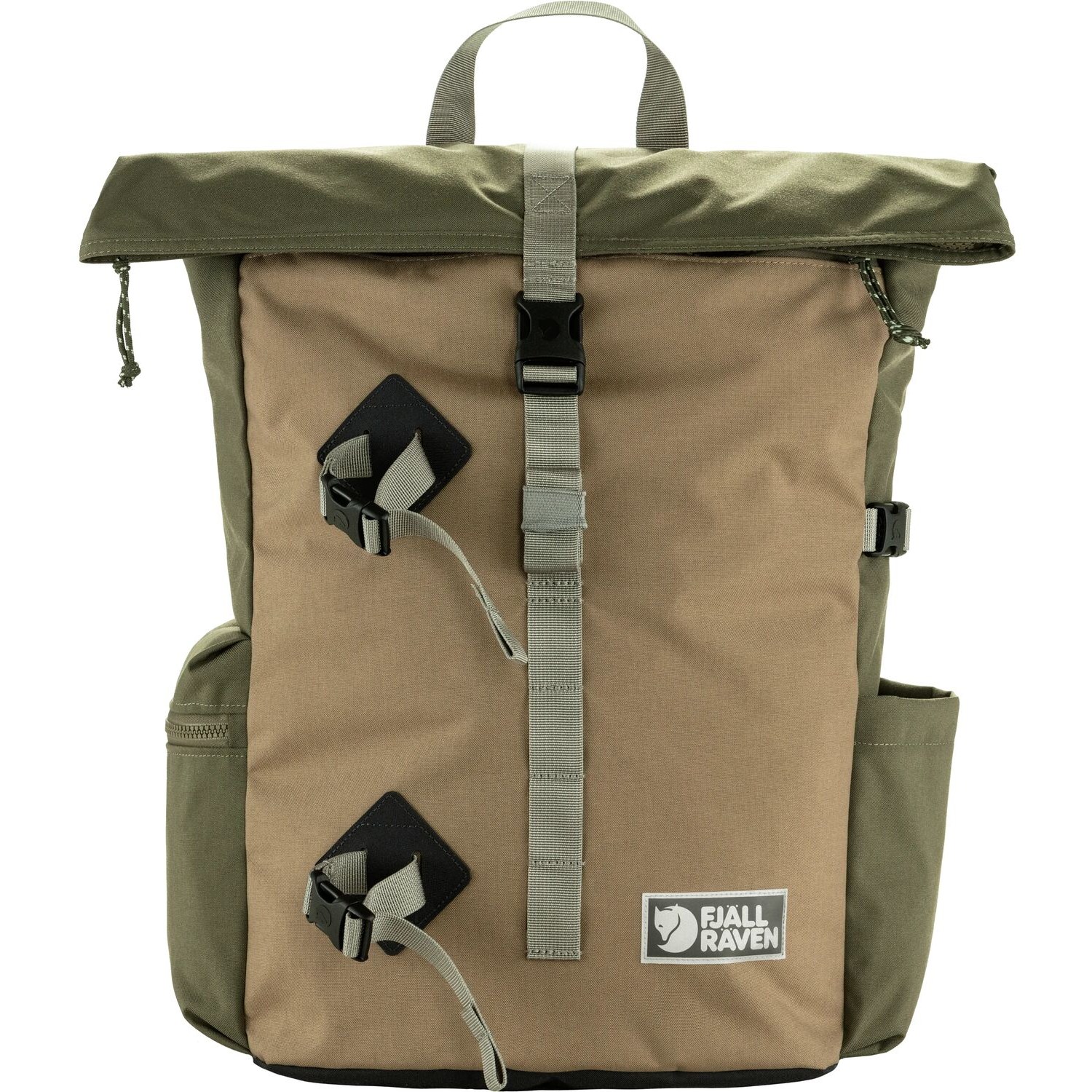 Складной рюкзак Fjällräven Vardag, 25 л - зеленый-глина