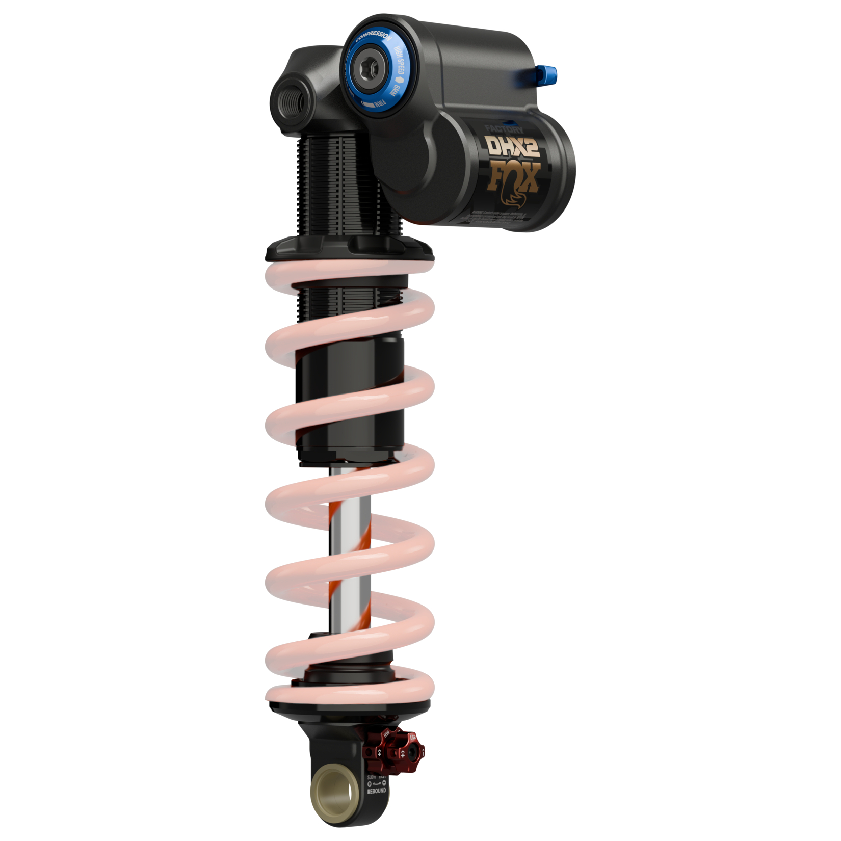 Produktbild von FOX DHX2 Dämpfer - Factory | Coil | Monotube | Trunnion | Lever Type (2 Pos.) - 185x55mm