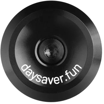Заглушка торцевая руля daysaver алюминиевая, черная