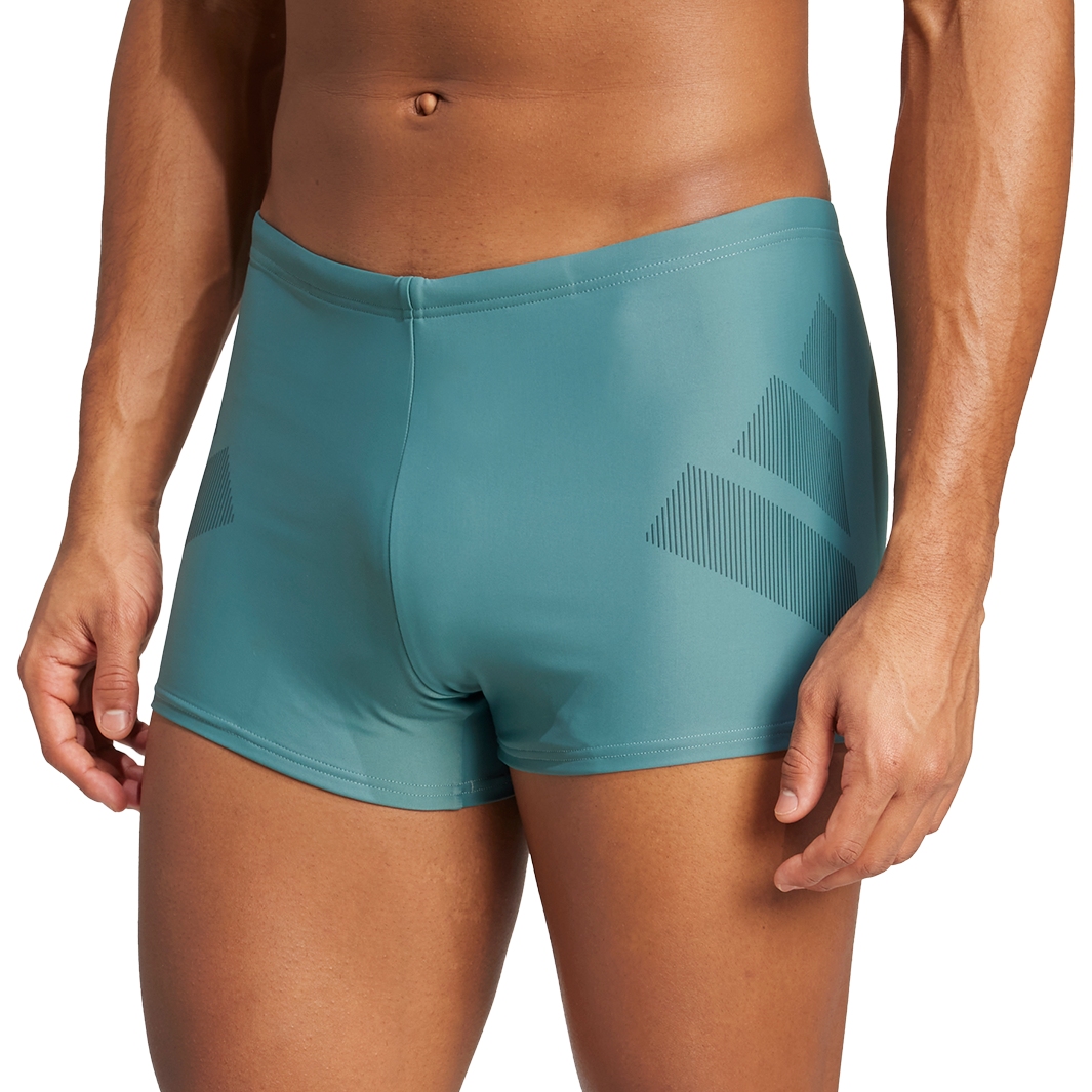 Produktbild von adidas Big Bars Badeshorts Herren - preloved teal JL5989