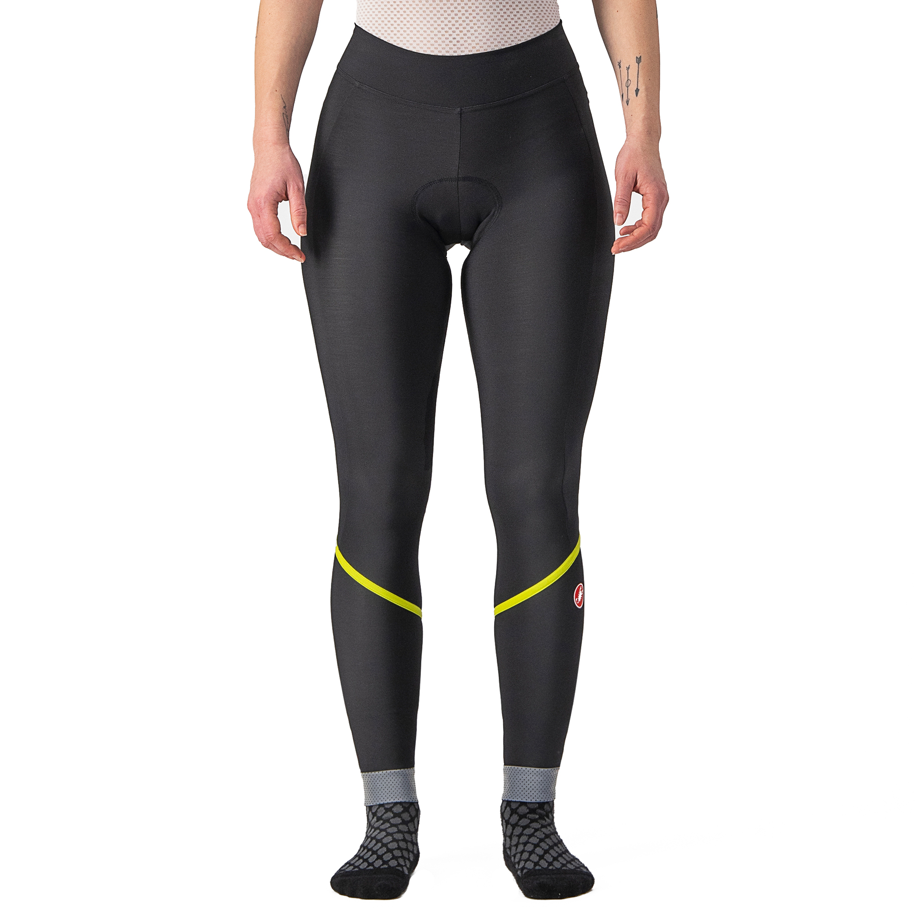 Castelli Velocissima DT Bibtights Women's black/melonsilver reflex 883