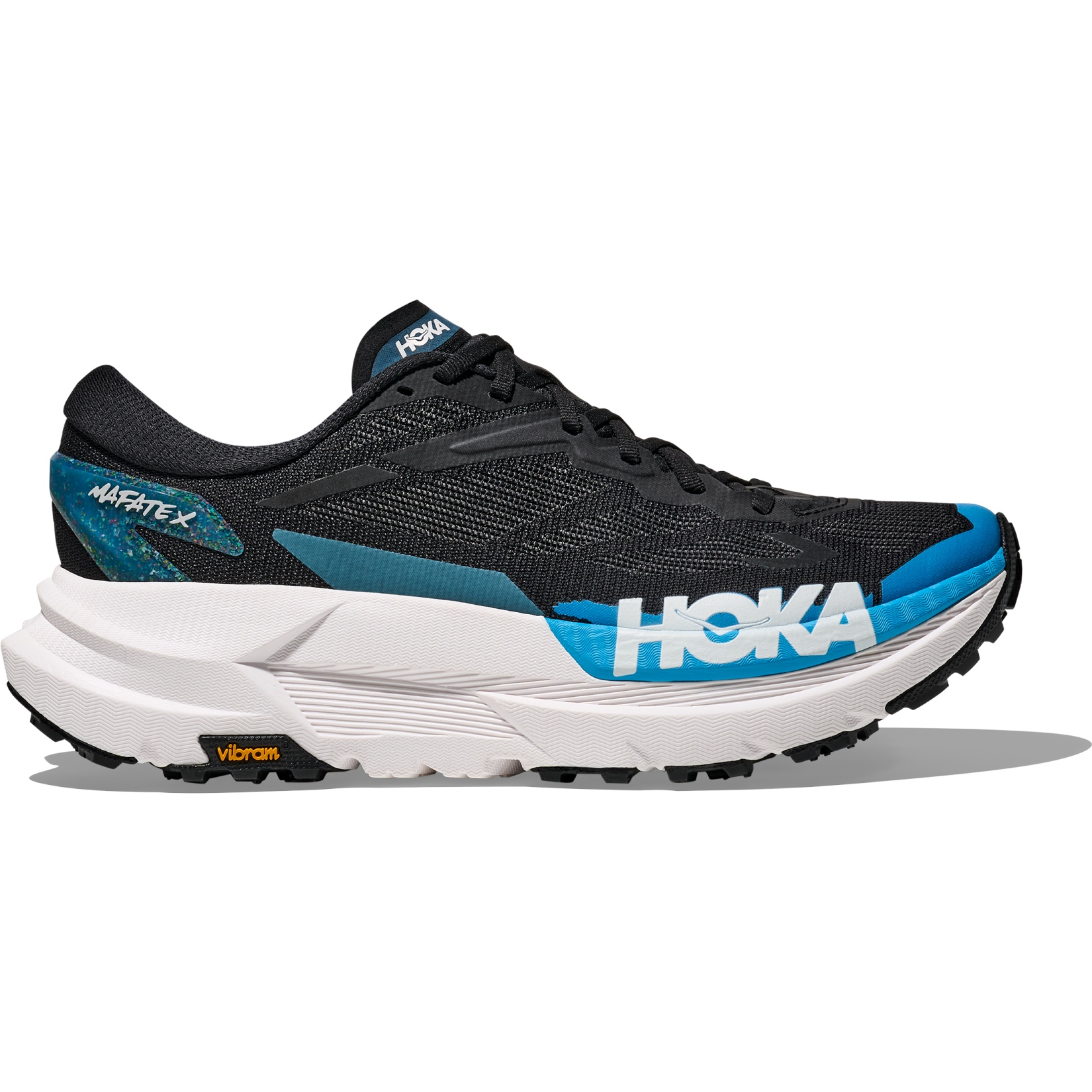 HOKA ONE ONE Mafate X ランニングシューズ 24cm Hoka Mafate X Running Shoes Men - black / skyward blue | BIKE24