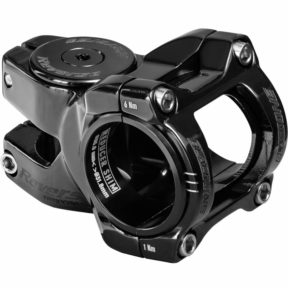 Produktbild von Reverse Components Black-One D-2 Titan MTB Vorbau 1 1/8&quot; | 31,8/35mm - schwarz