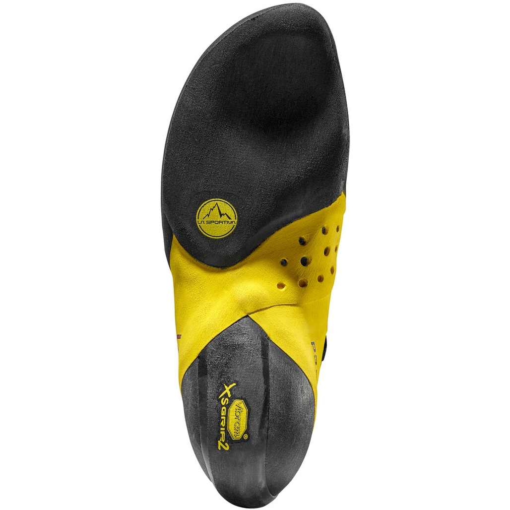LA SPORTIVA - スポルティバ SolutionComp La Sportiva Solution Comp Climbing Shoes Men - Black/Yellow