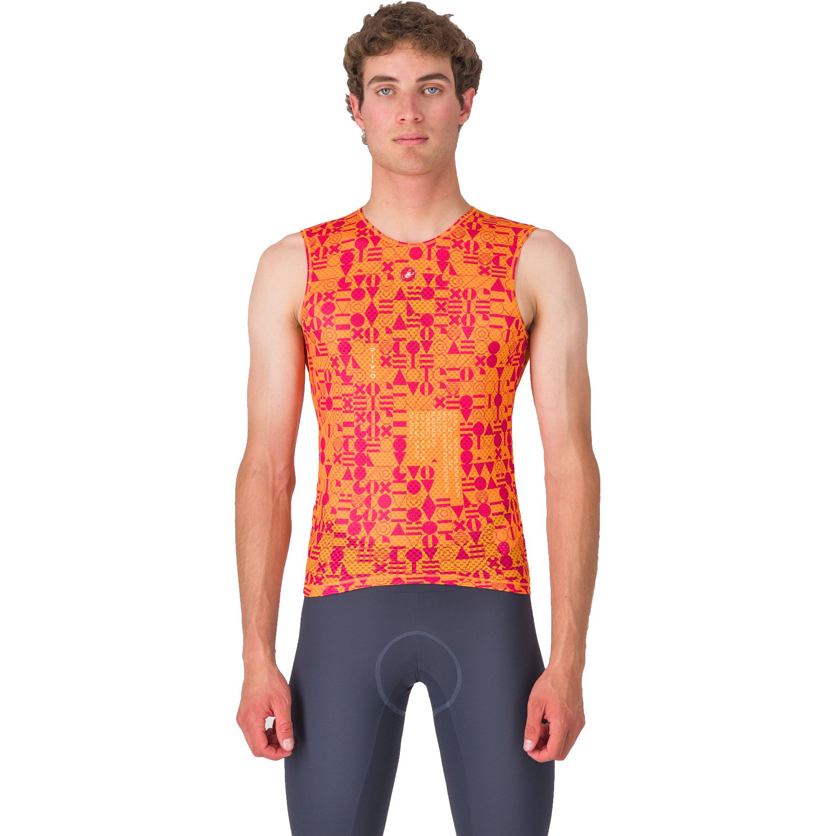 Produktbild von Castelli Espresso R-A/D Unterhemd ärmellos Herren - vivid orange 863