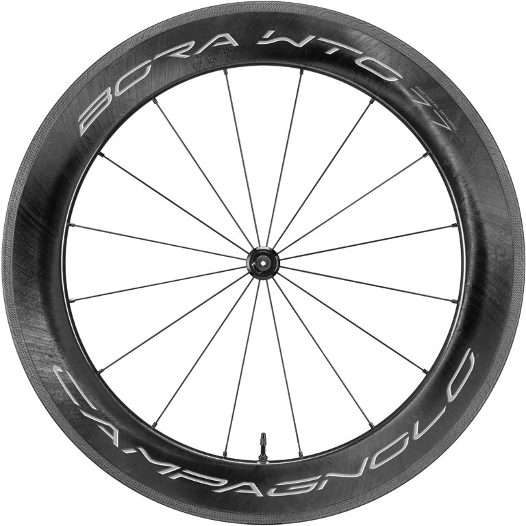 Picture of Campagnolo Bora WTO 77 Front Wheel - 28&quot; | Carbon | 2-Way Fit - QR 100