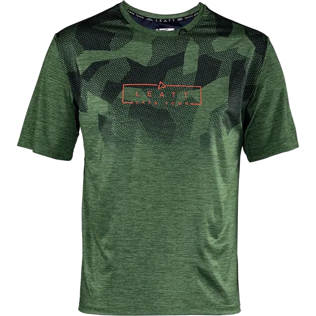 Picture of Leatt MTB Trail 1.0 Short Sleeve Jersey Men - spinach