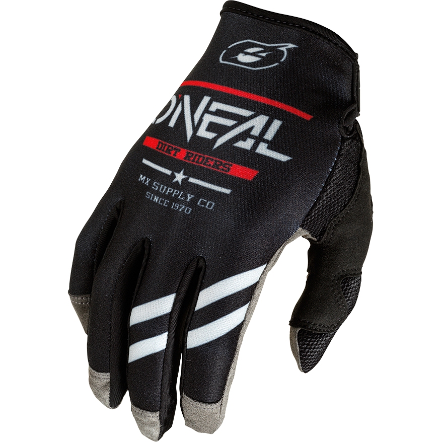 Image of O'Neal Mayhem Gloves - SQUADRON V.22 black/gray