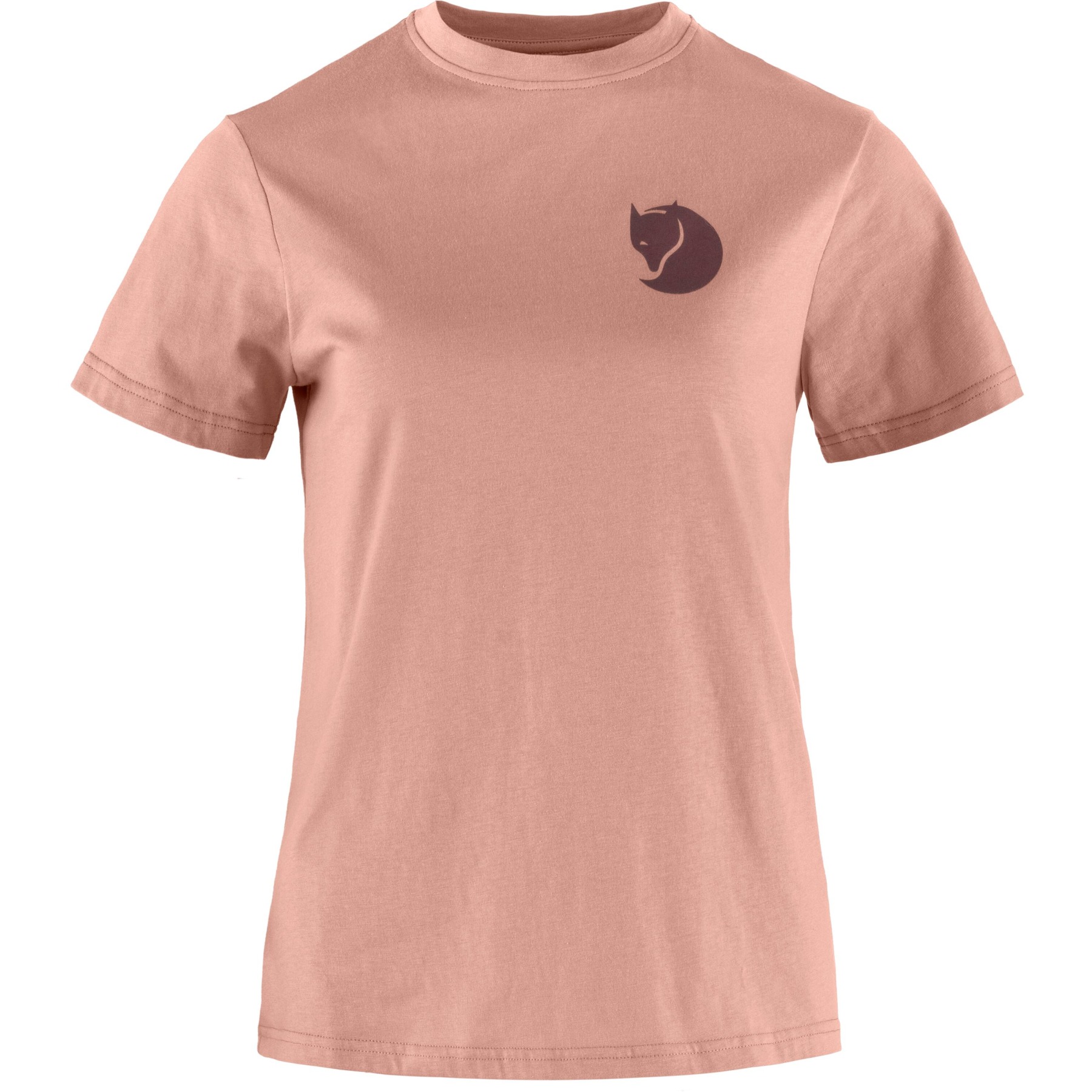 Foto de Fjällräven Camiseta Mujer - Fox Boxy Logo - dusty rose