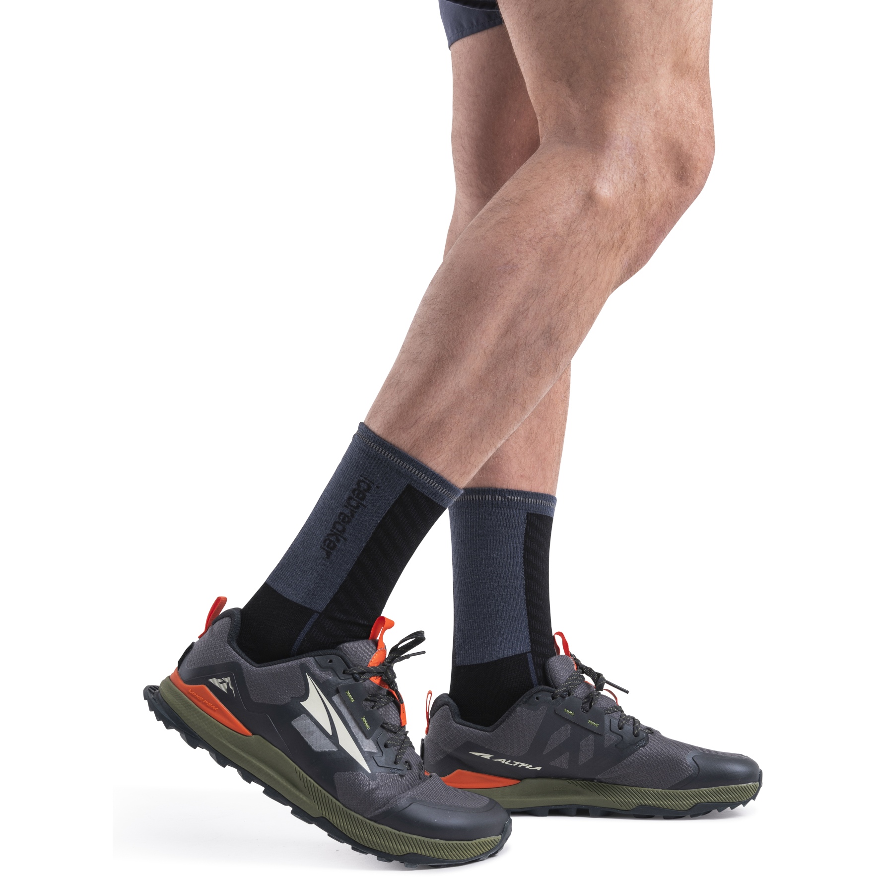 Icebreaker Calcetines Hombre Merino Run Ultralight Crew Negro Graphite