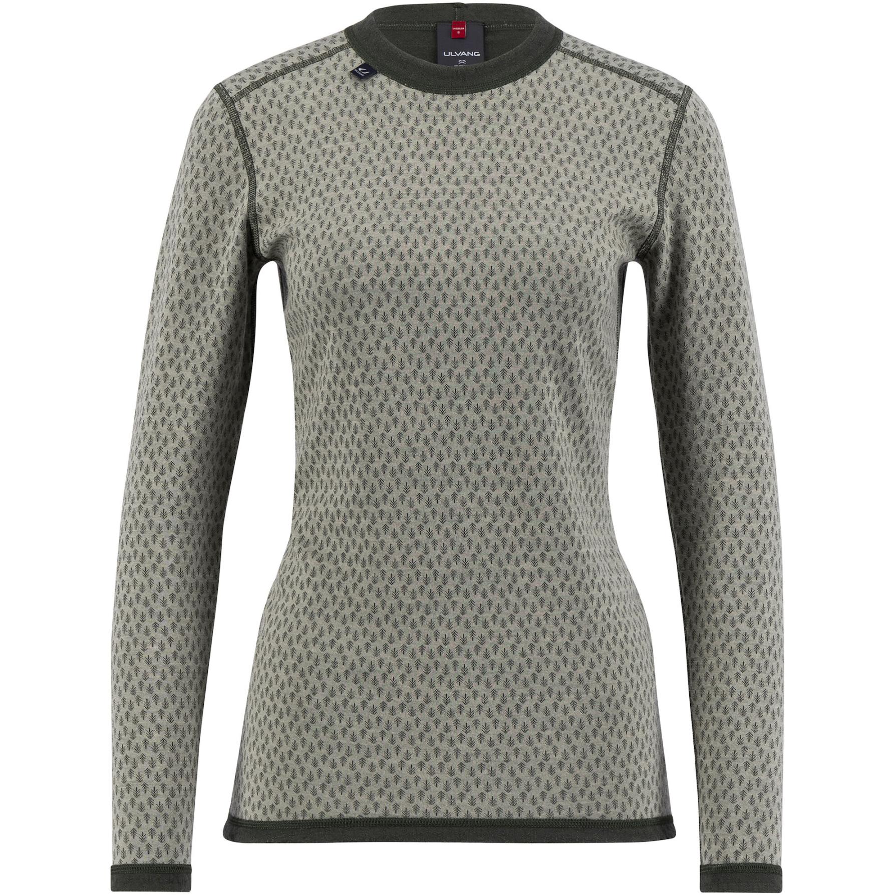 Produktbild von Ulvang Comfort 200 Rundhals-Langarmshirt Damen - Agate Grey/Urban Chic