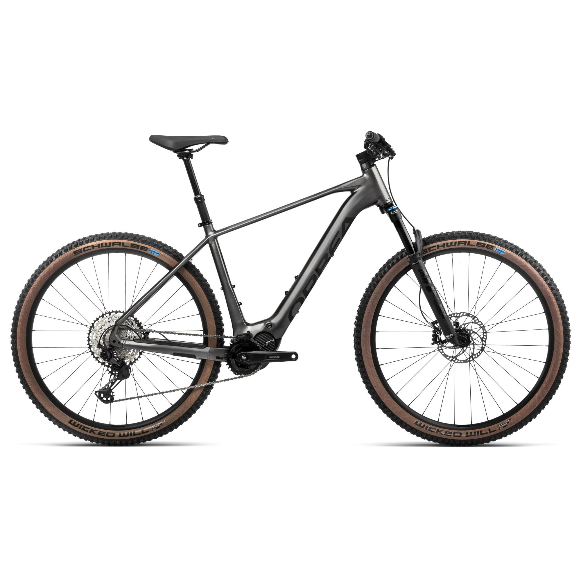 Picture of Orbea URRUN 10 - 29&quot; Electric Mountain Bike - 2024 - Glitter Anthracite (gloss) - Black (matt)