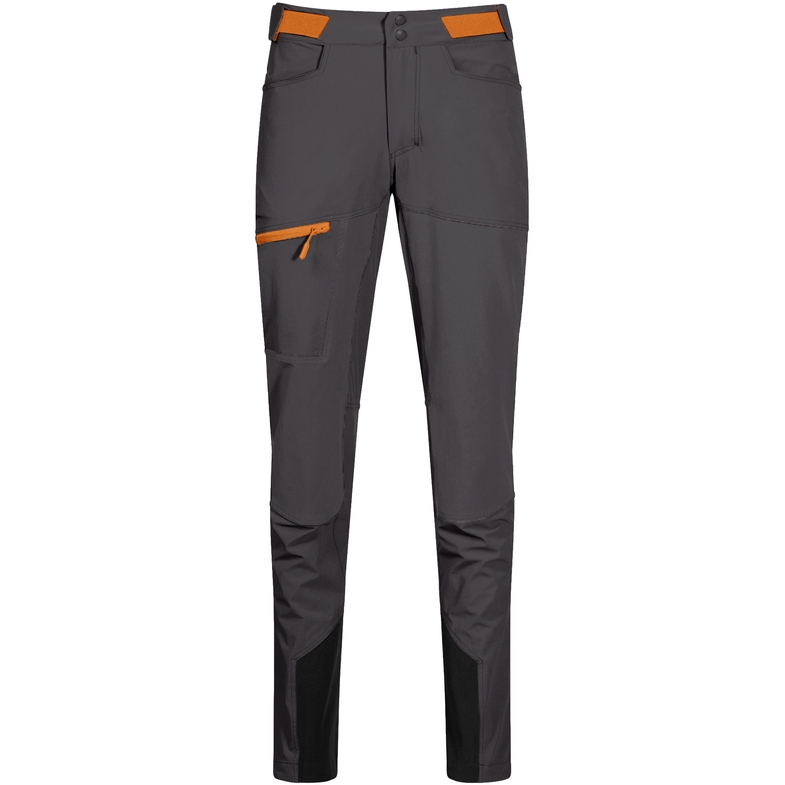 Productfoto van Bergans Cecilie Mountain Softshell Broek Dames - solid dark grey/cloudberry yellow