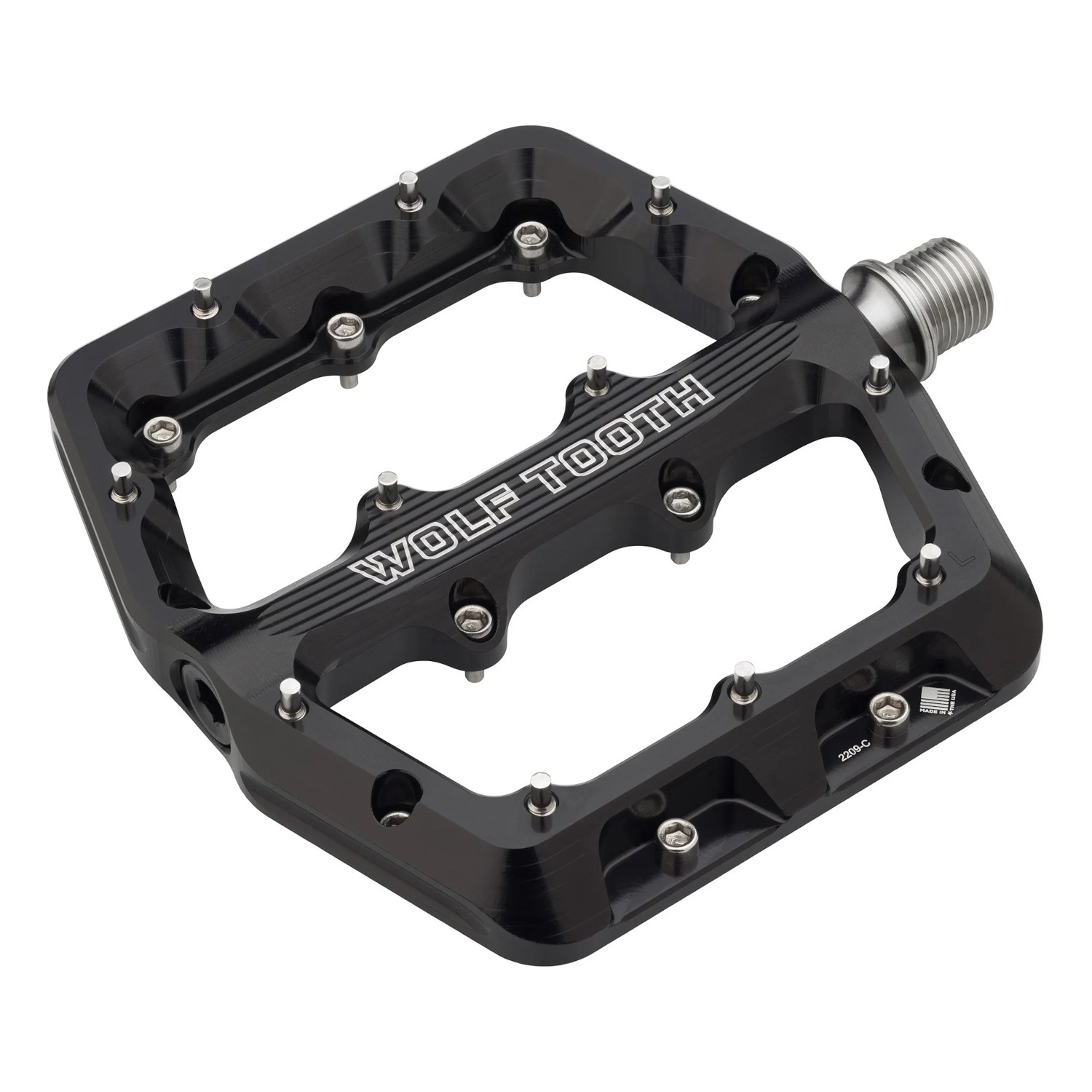 Picture of Wolf Tooth WAVEFORM Flat Pedals - Large - black
