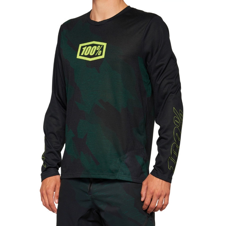 Picture of 100% Airmatic LE Long Sleeve Jersey - black camo