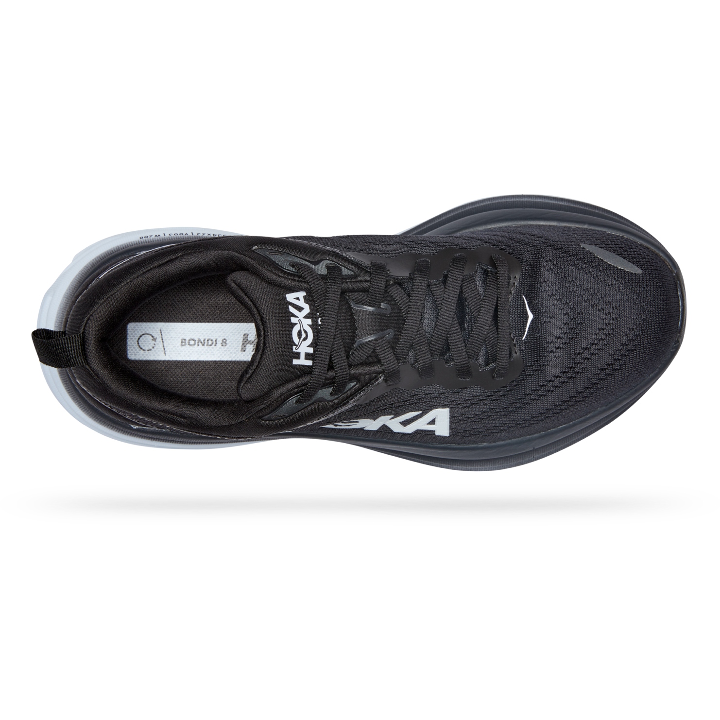 Hoka Bondi 8 Zapatillas de Running Mujer - Black/White