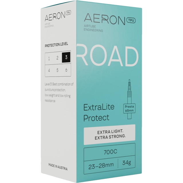 Photo produit de Aeron Chambre à Air Vélo de Course - ExtraLite Protect - 28&quot; | 23-28mm - SV