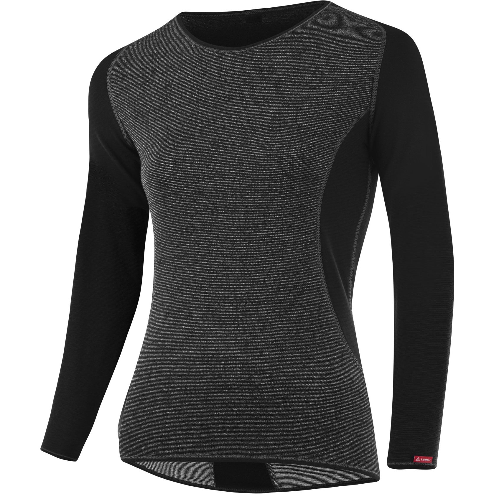 Image of Löffler Transtex Warm CB Women's Shirt Long Sleeve - black 990