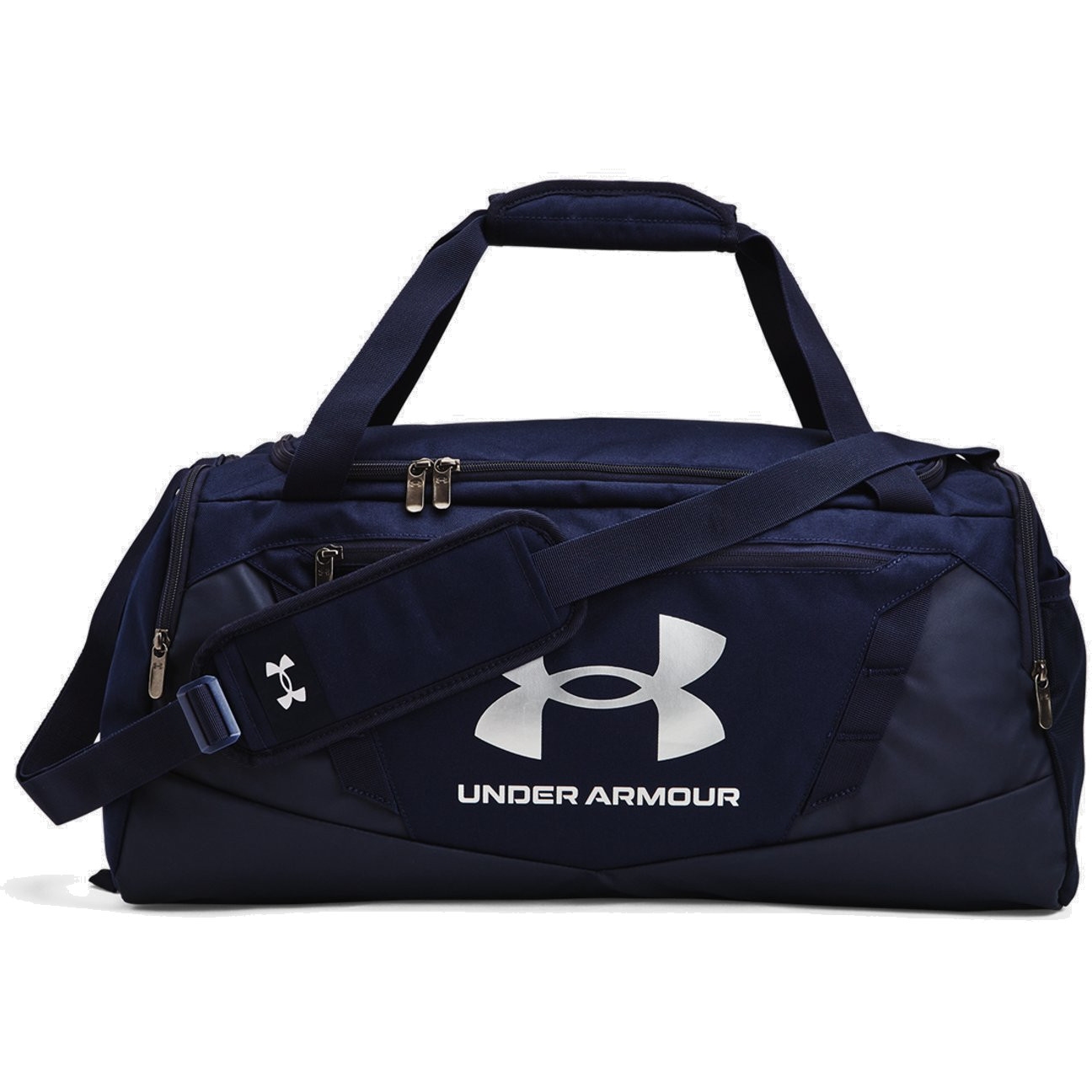 Picture of Under Armour UA Undeniable 5.0 Small Duffle Bag - Midnight Navy/Midnight Navy/Metallic Silver