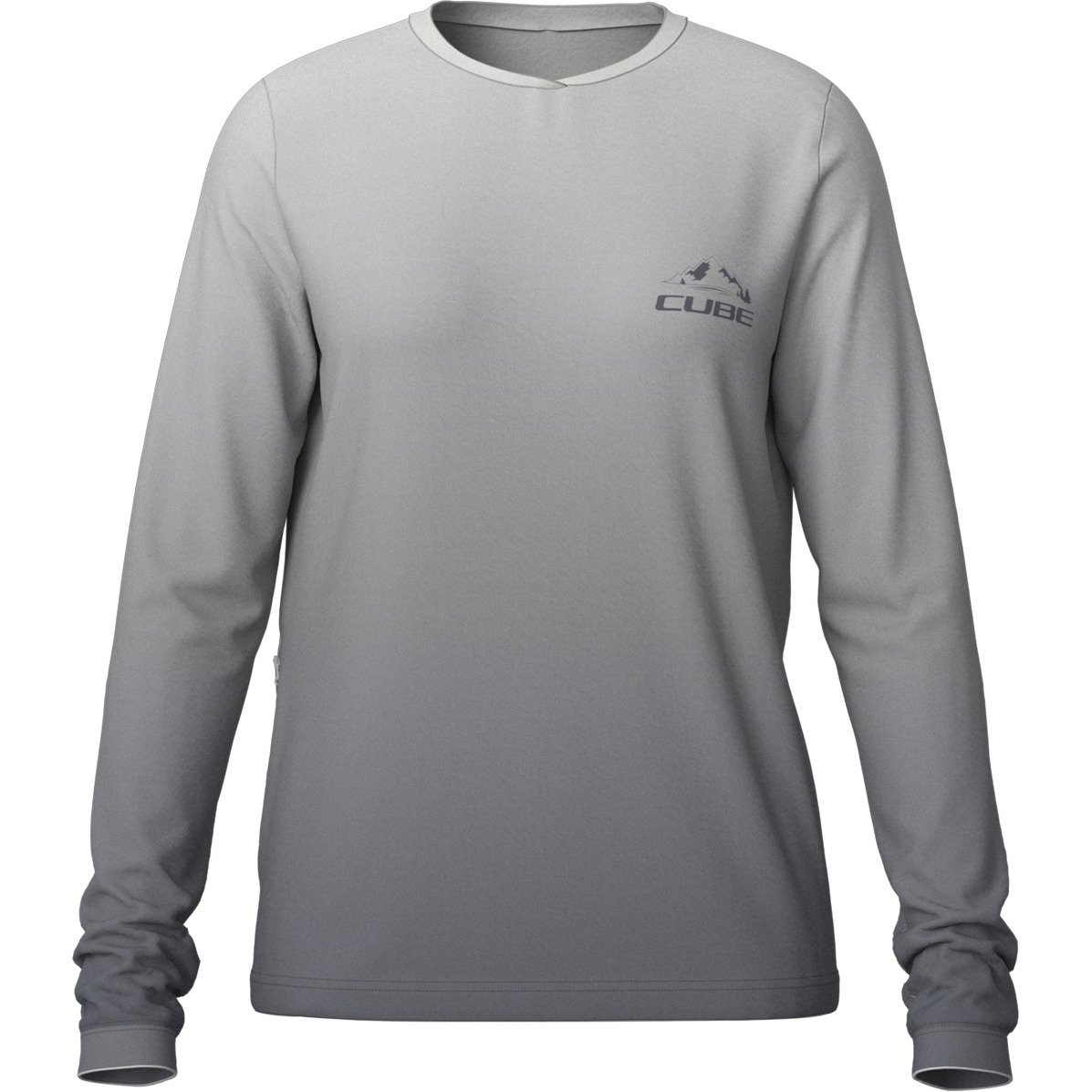 Produktbild von CUBE MTB Round Neck Soft Touch Langarmtrikot Damen - grau