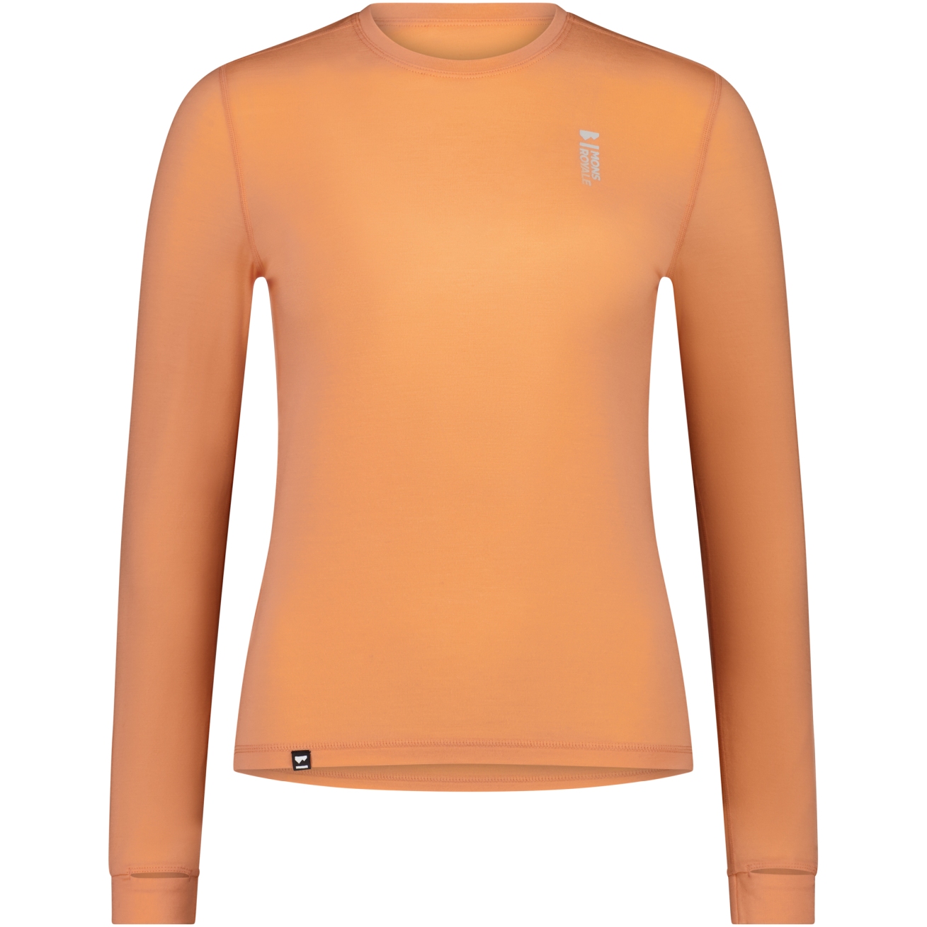 Женский длинный рукав Mons Royale Cascade Merino Flex - punch