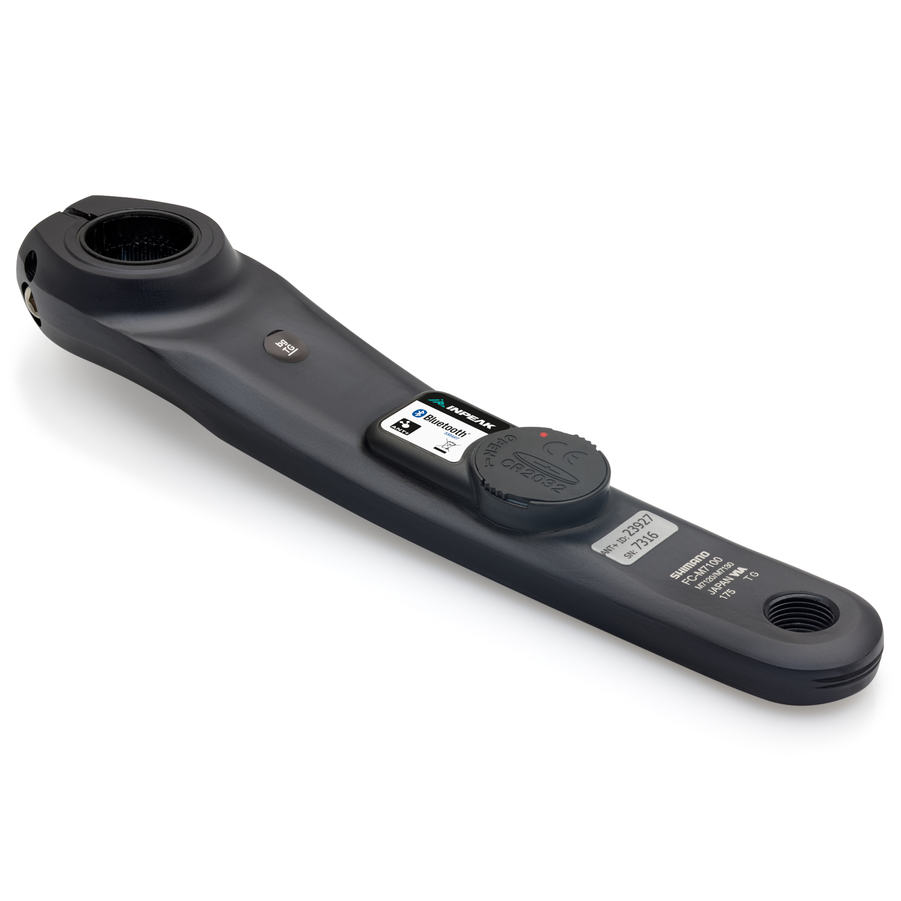 Photo produit de INPEAK Bras Manivelle à Wattmètre - Powercrank - Ready | Single (gauche) - Shimano SLX FC-M7100