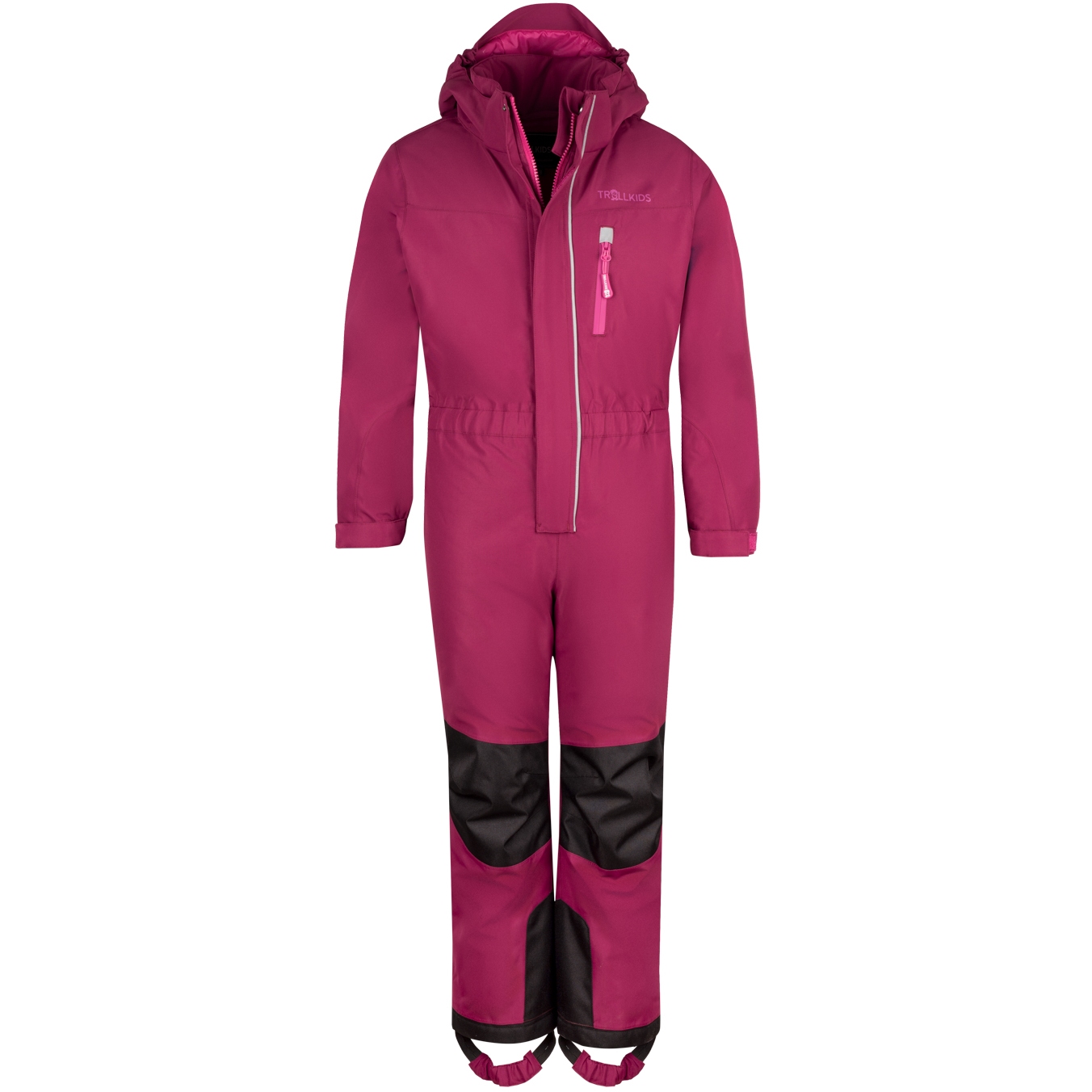 Picture of Trollkids Isfjord Kids Snowsuit - Plum/Fireberry