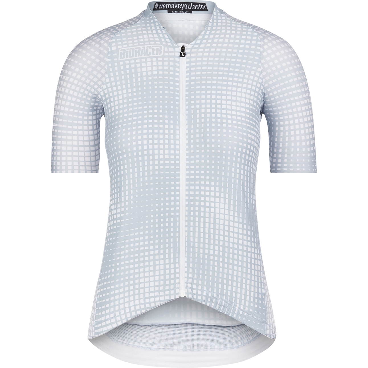 Bild von Bioracer Icon Kurzarmtrikot Damen - Op Art - sky grey