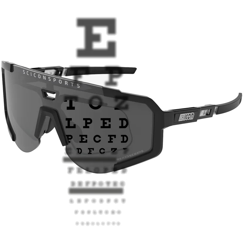 Produktbild von Scicon Aeroscope RX Brille - Black Gloss / SCNPP Multimirror Silver + Optical Insert