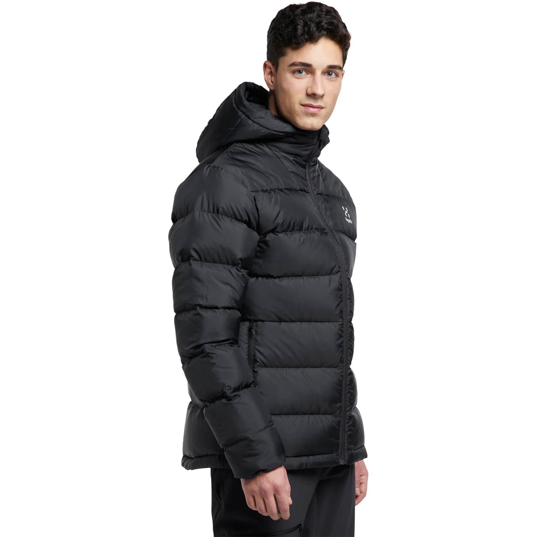 Haglöfs Bield Down Hood Men - true black 2C5 | BIKE24 Haglöfs Bield Down Hood Men - true black 2C5 | BIKE24