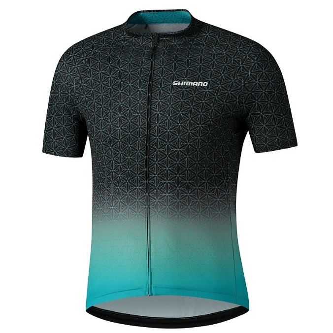 Picture of Shimano Team Short Sleeve Jersey - black/green