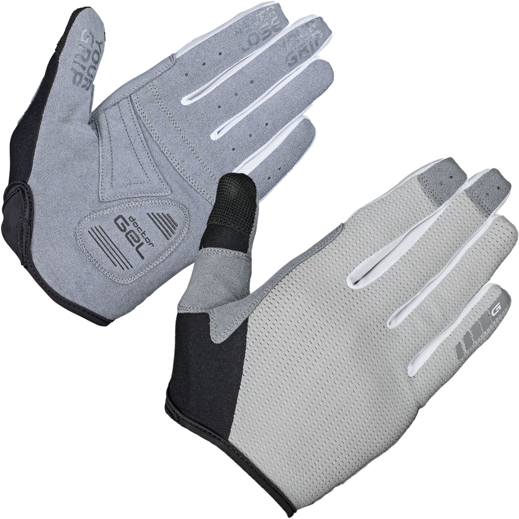 Produktbild von GripGrab Shark Geplosterter Langfinger Handschuhe Damen - Grey