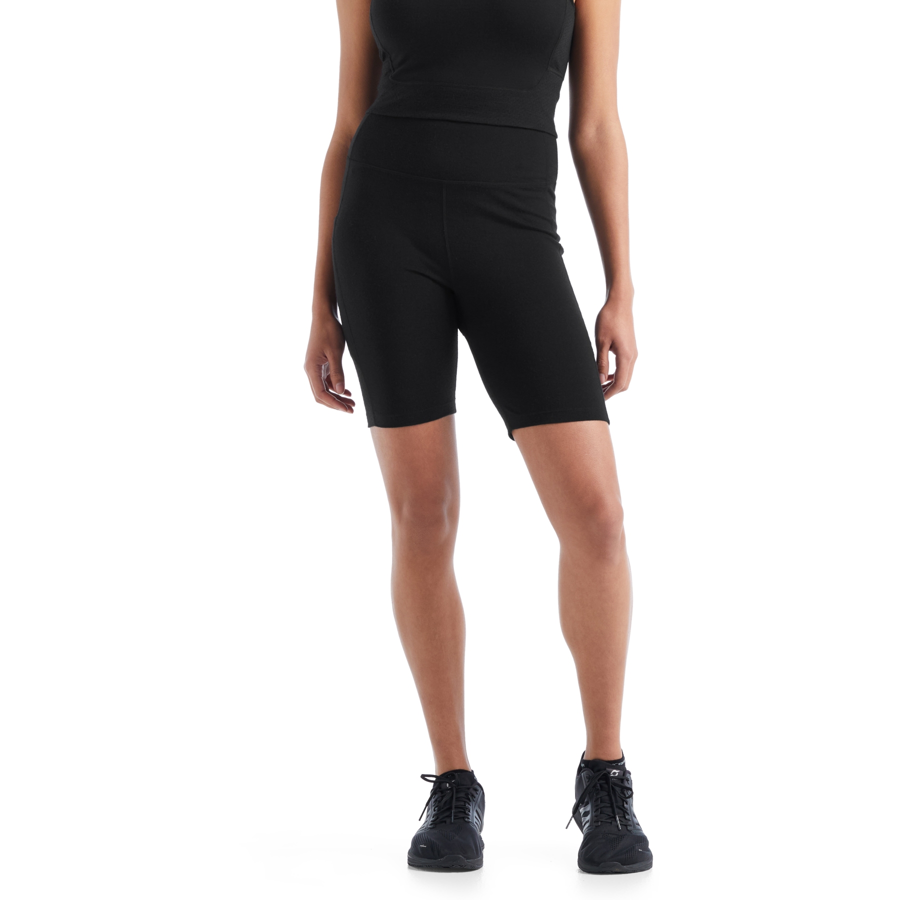 Picture of Icebreaker Women&#039;s Fastray High Rise Shorts - Black