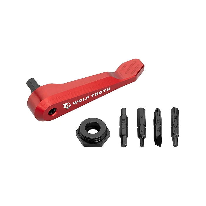 Picture of Wolf Tooth Axle Handle Multitool - red
