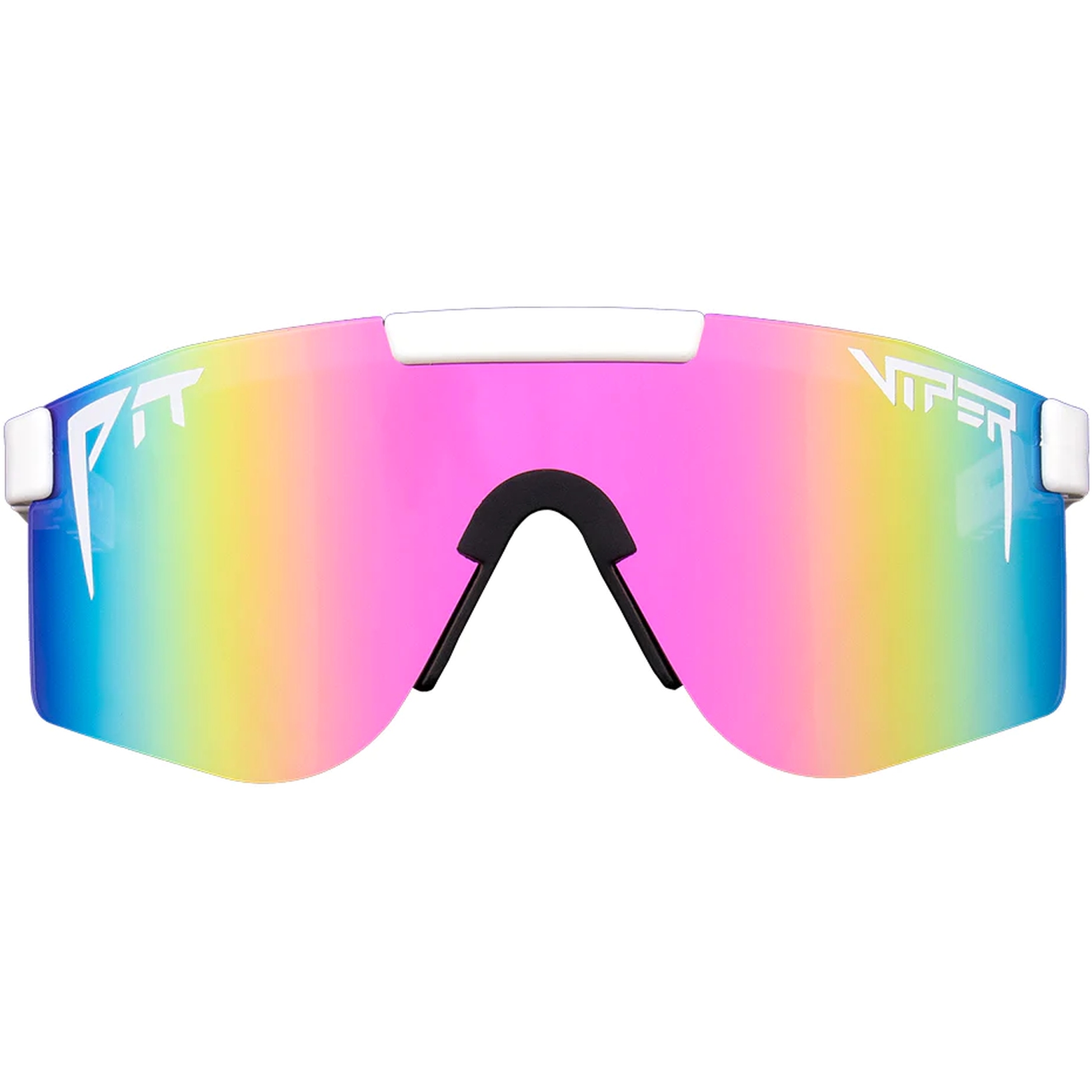 Productfoto van Pit Viper The Originals Glasses - Double Wide - The Miami Nights / Mirror Smoke to Clear Fade