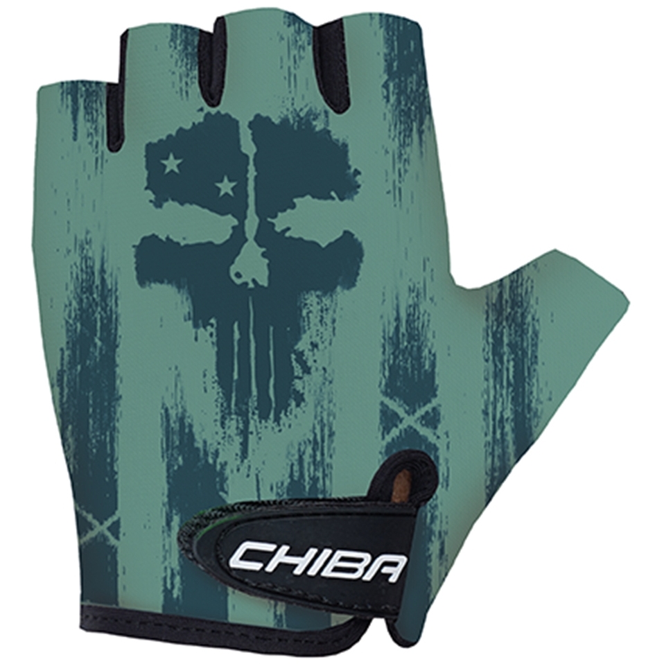 Picture of Chiba Cool Kids Bike Gloves - skull