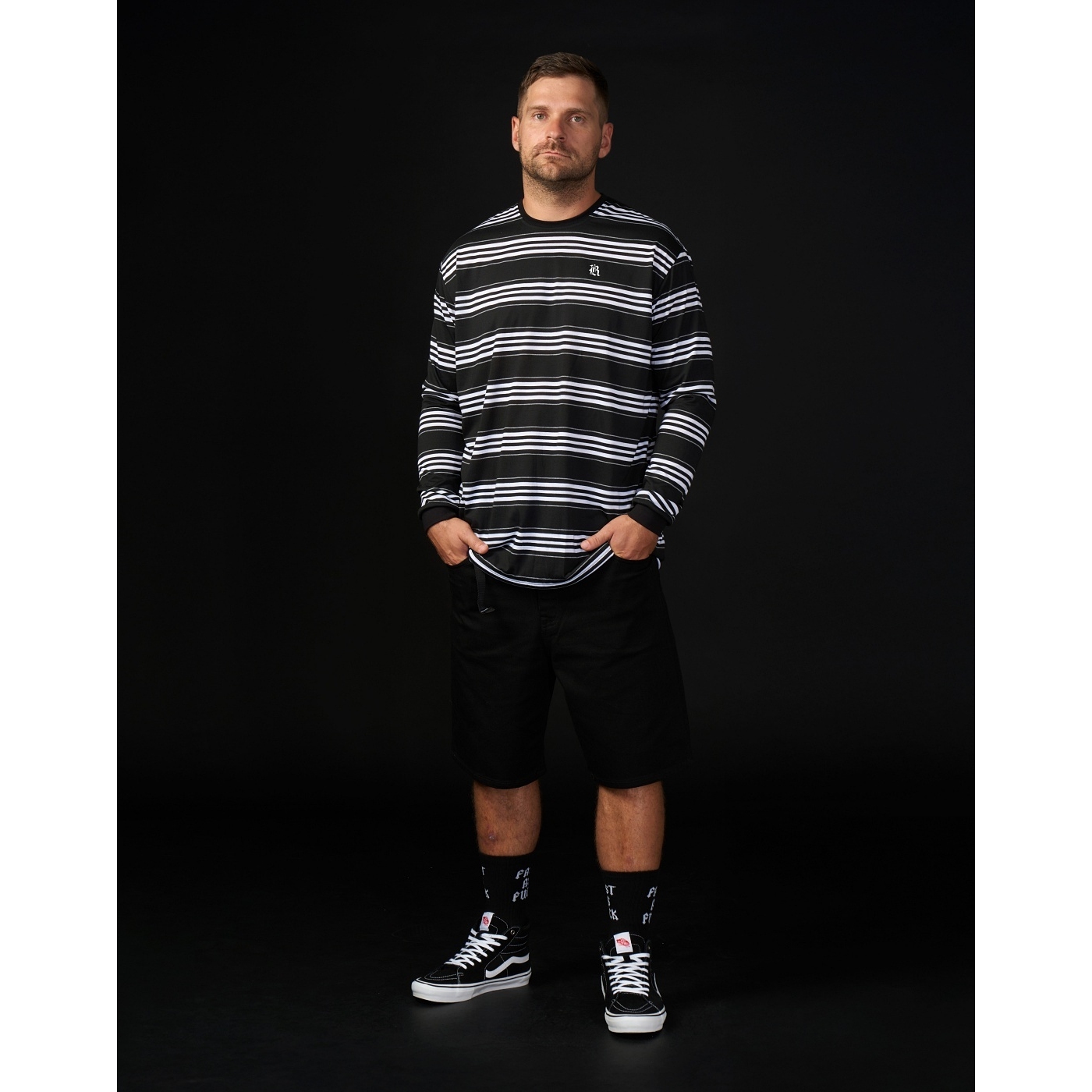 Loose Riders Tech Long Sleeve Shirt Men - Austin Black | BIKE24