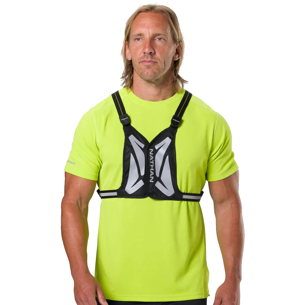 Nathan Sports Laser Light Web RX Safety Vest - black / high vis