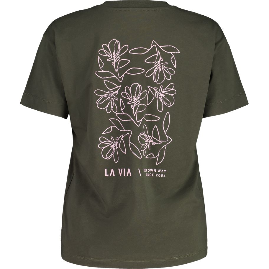 Maloja Maglietta Donna - CassetteM. Organic Cotton - alpine woods