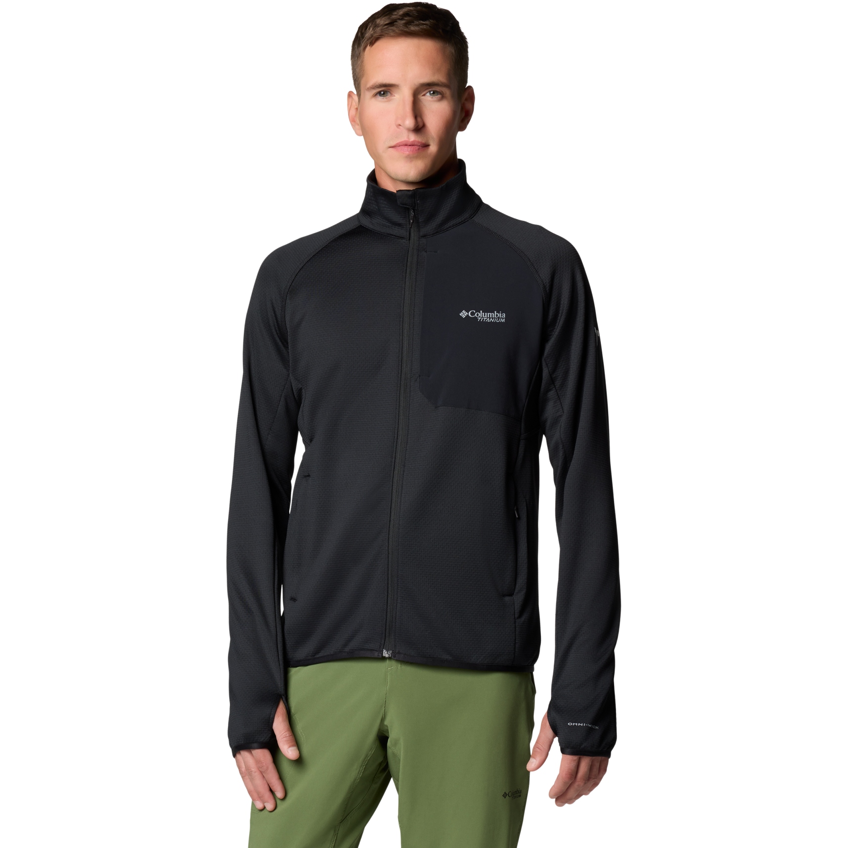 Produktbild von Columbia Triple Canyon Grid Full Zip II Fleecejacke Herren - Schwarz