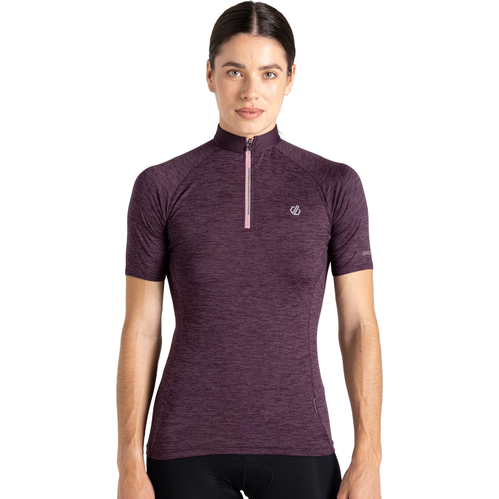 Photo produit de Dare 2b Maillot Vélo Femme - Pedal To - 14T Deep Plum